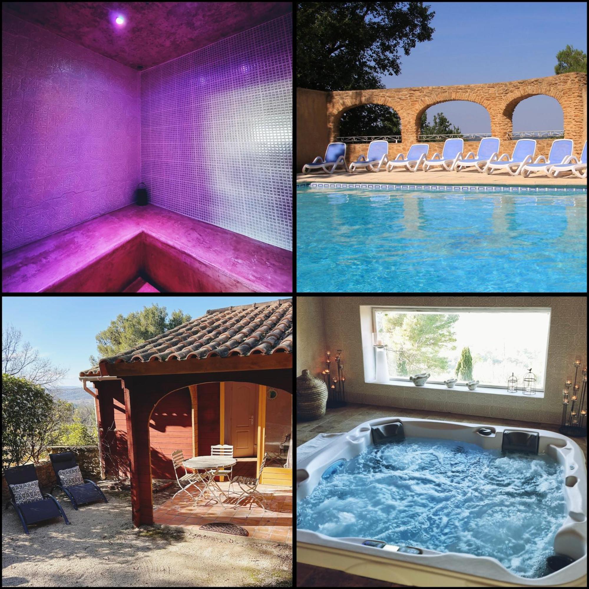 Apartmán Pousterle De Sabran - Piscine & Hammam Exteriér fotografie